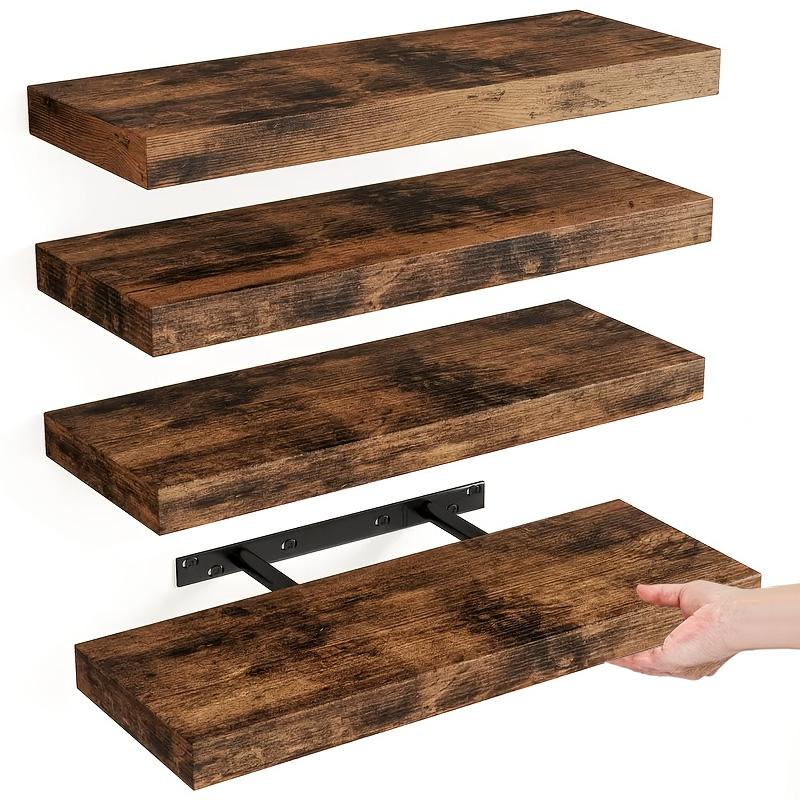 Floating Shelves - 4Pcs Floating Shelves Wall Mounted Storage