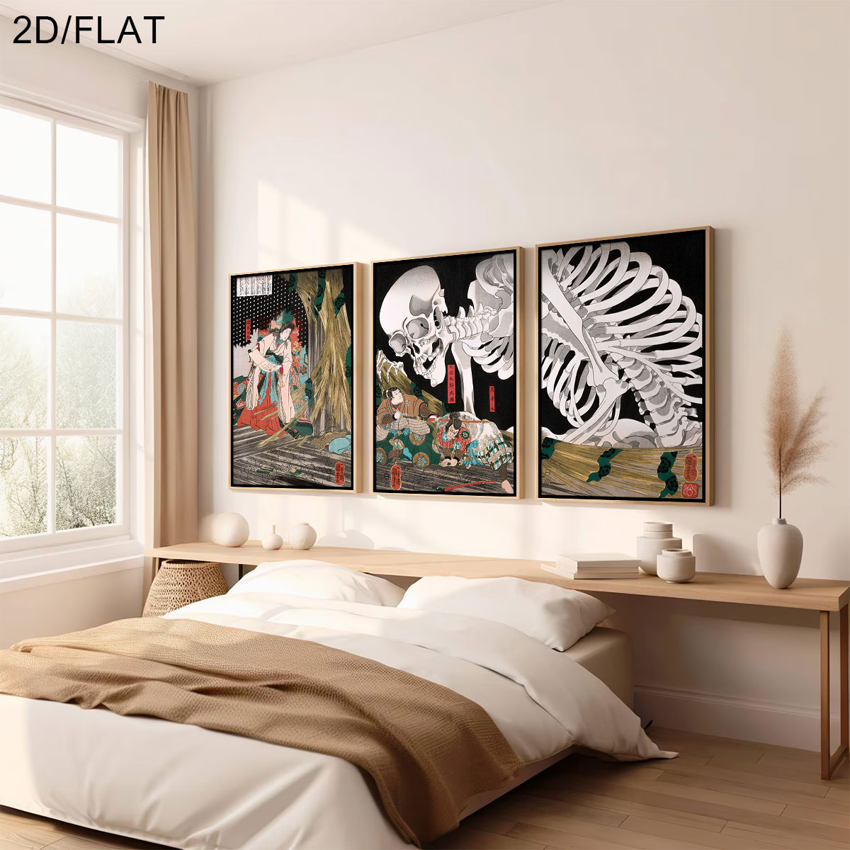 3pcs Retro Japanese Takiyasha  - Home Decor Design Interior ulasan dan harga