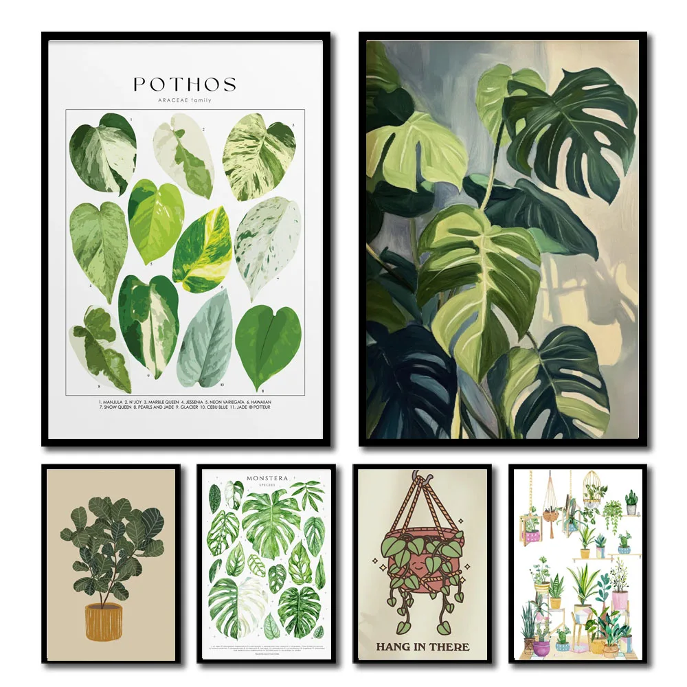 1pc Modern Houseplants Leaves  - Home Decor Design Interior ulasan dan harga