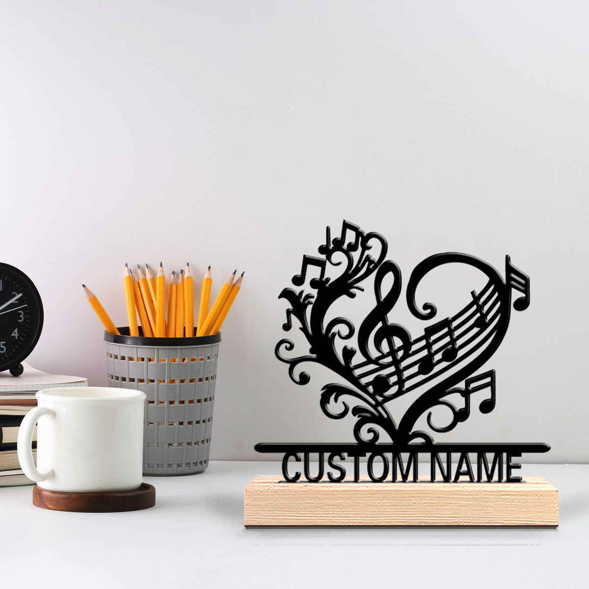 1pc music flower Custom Text M - Home Decor Flowers ulasan dan harga