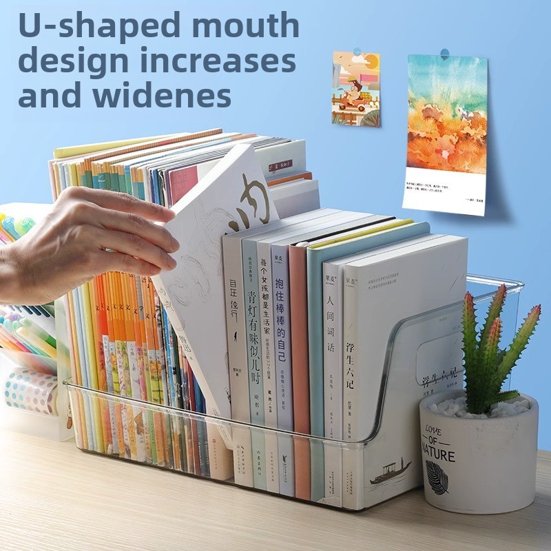 Acrylic Transparent Bookshelf  - Aesthetic Bookend ulasan dan harga
