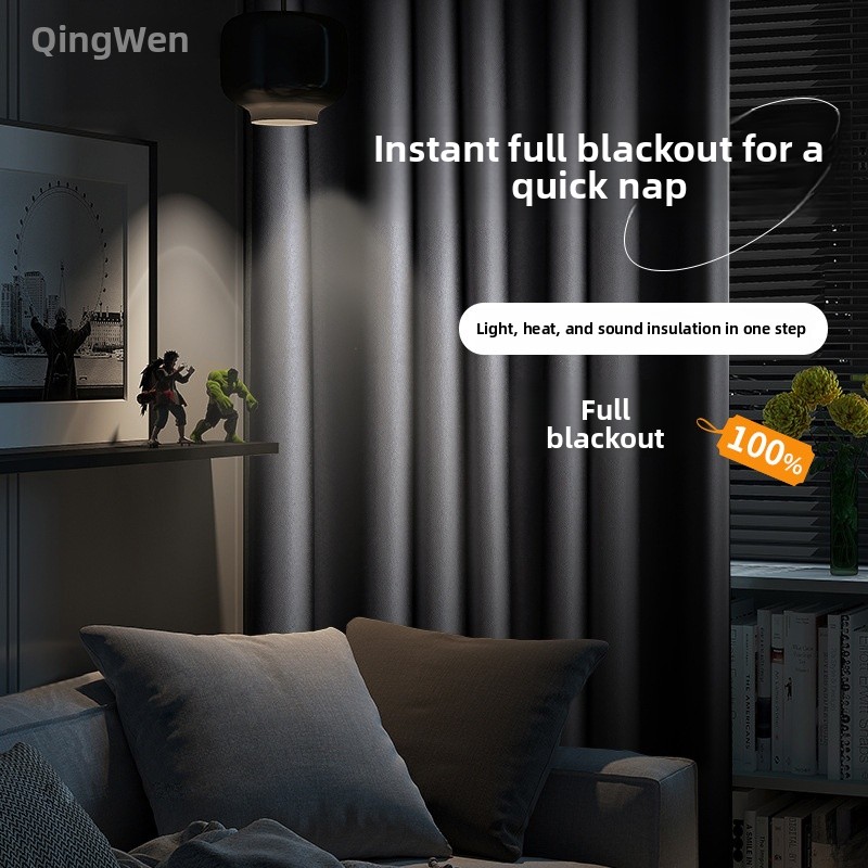 Thickened Full Shade Blackout  - Blackout Curtains ulasan dan harga