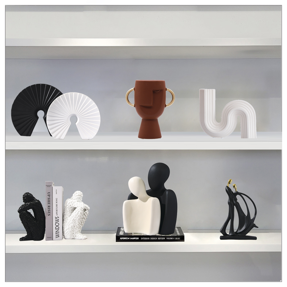 Nordic Luxury Abstract Sculptu - Abstract Sculpture Resin ulasan dan harga