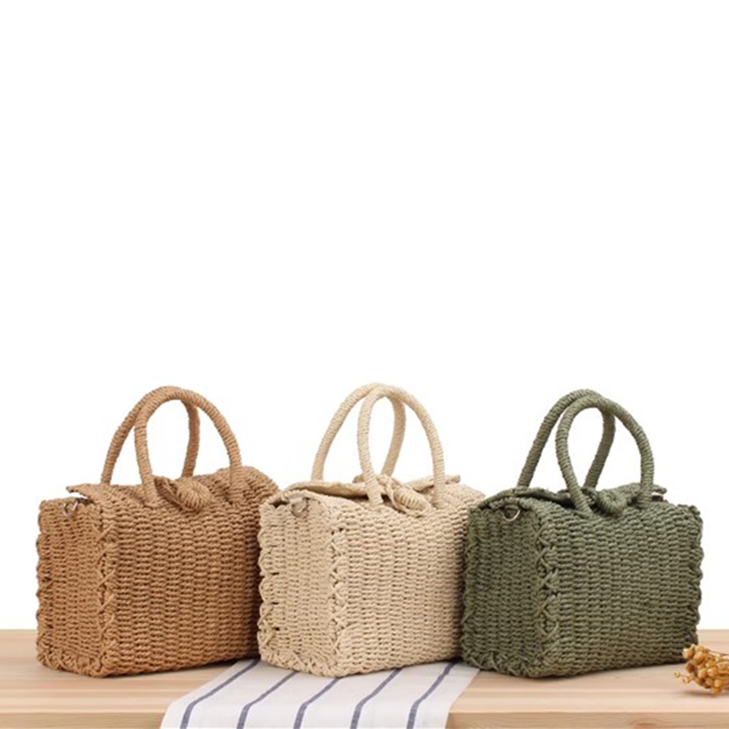 Summer Straw Beach Bag Handmad - Home Decor Rattan ulasan dan harga