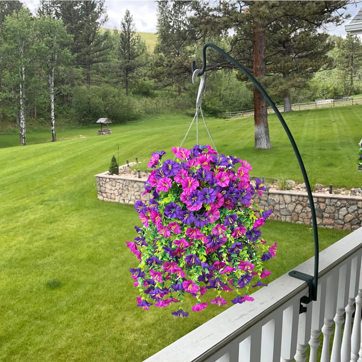 1pcs Artificial Morning Glory, - Home Decor Rattan ulasan dan harga