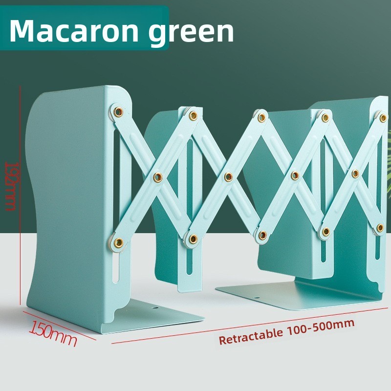 Large Capacity Metal Retractab - Aesthetic Bookend ulasan dan harga