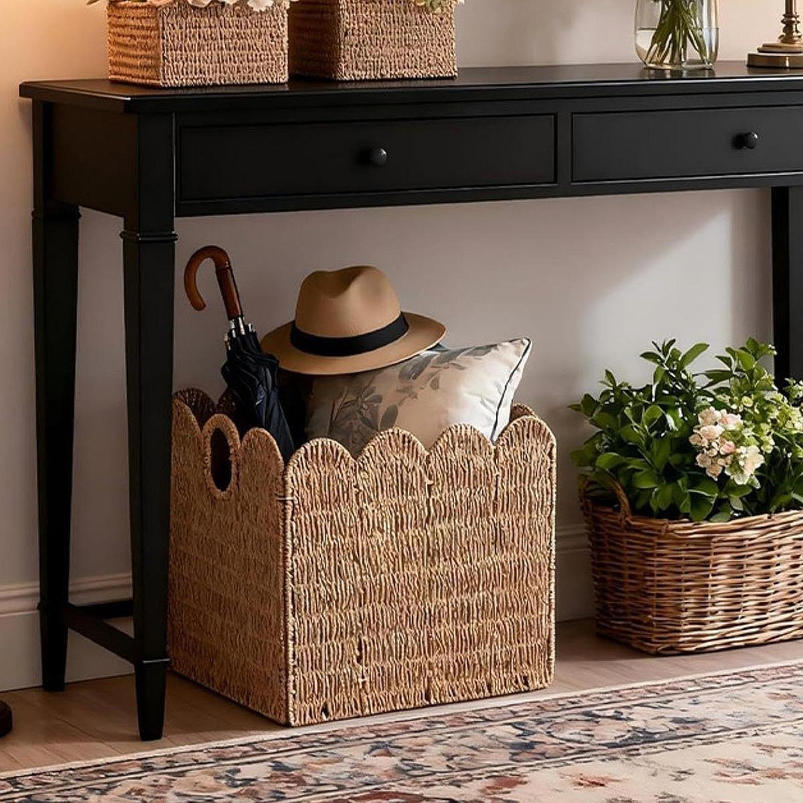 Storage Basket Holder Handmade - Home Decor Hampers ulasan dan harga