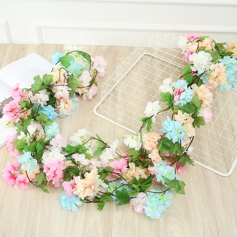 2.3m Wisteria Artificial Flowe - Home Decor Rattan ulasan dan harga