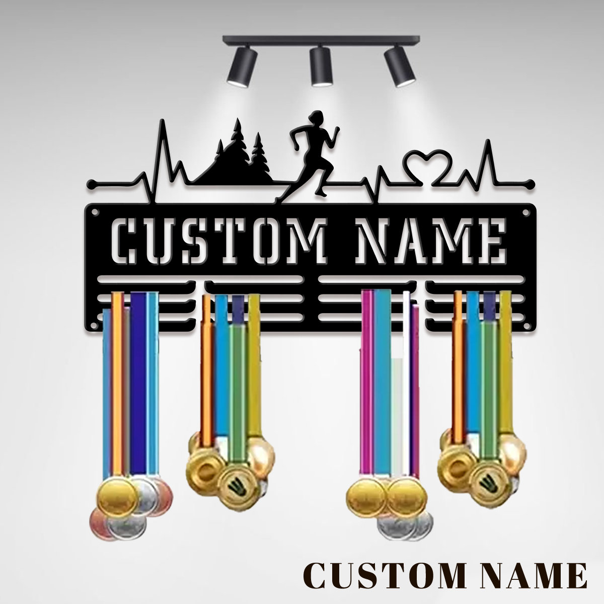Custom Marathon Sports Metal M - Home Decor Halloween ulasan dan harga