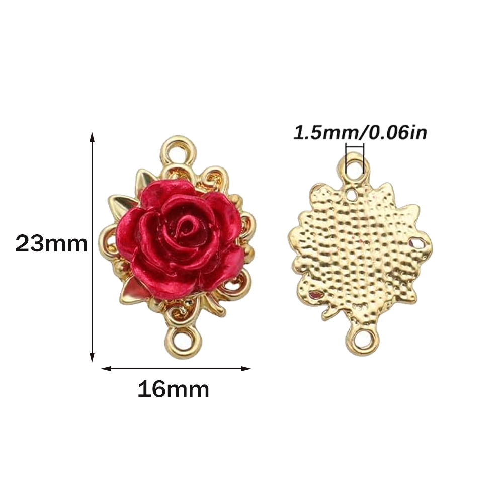 5/10pcs Rose Charms 3D Rose Fl - Home Decor Flowers ulasan dan harga