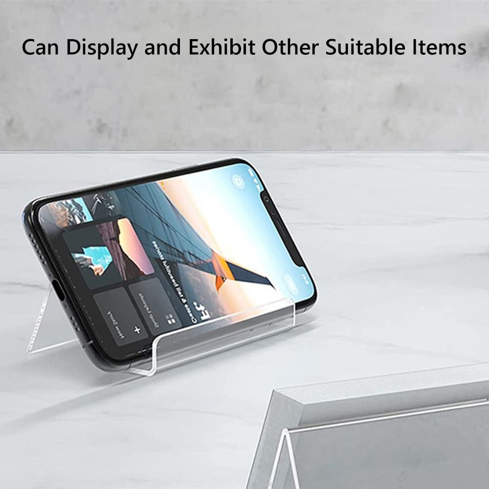 Minimalist Acrylic Book Holder - Aesthetic Bookend ulasan dan harga
