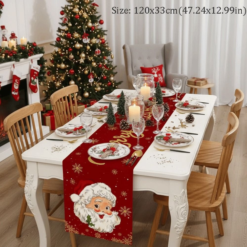 New Santa Claus Christmas Tabl - Home Decor Halloween ulasan dan harga
