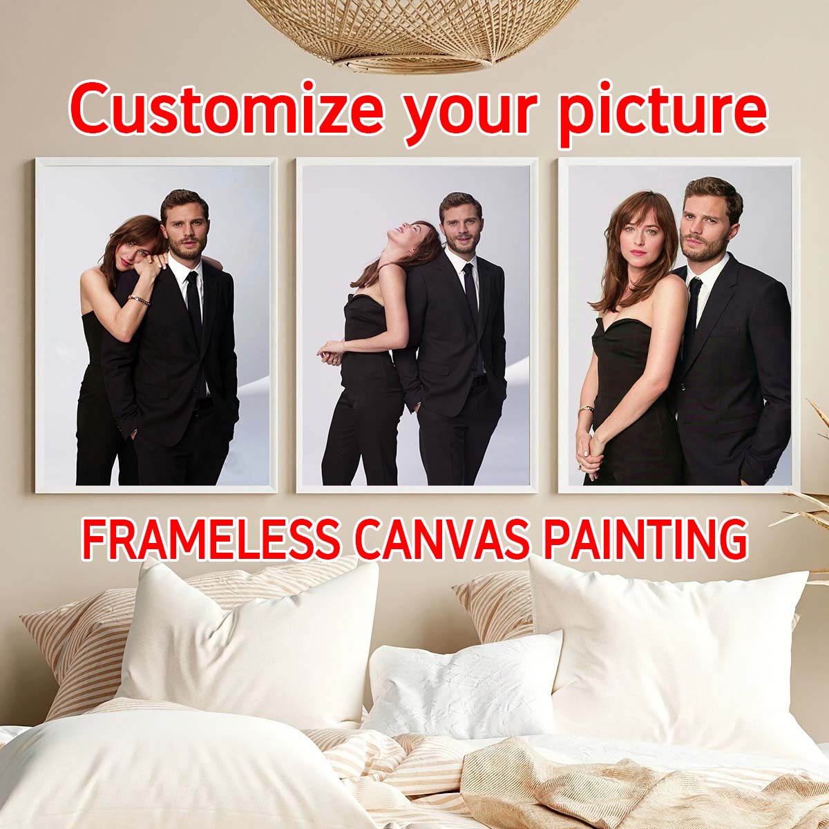 Custom Print Canvas Painting F - Home Decor Halloween ulasan dan harga