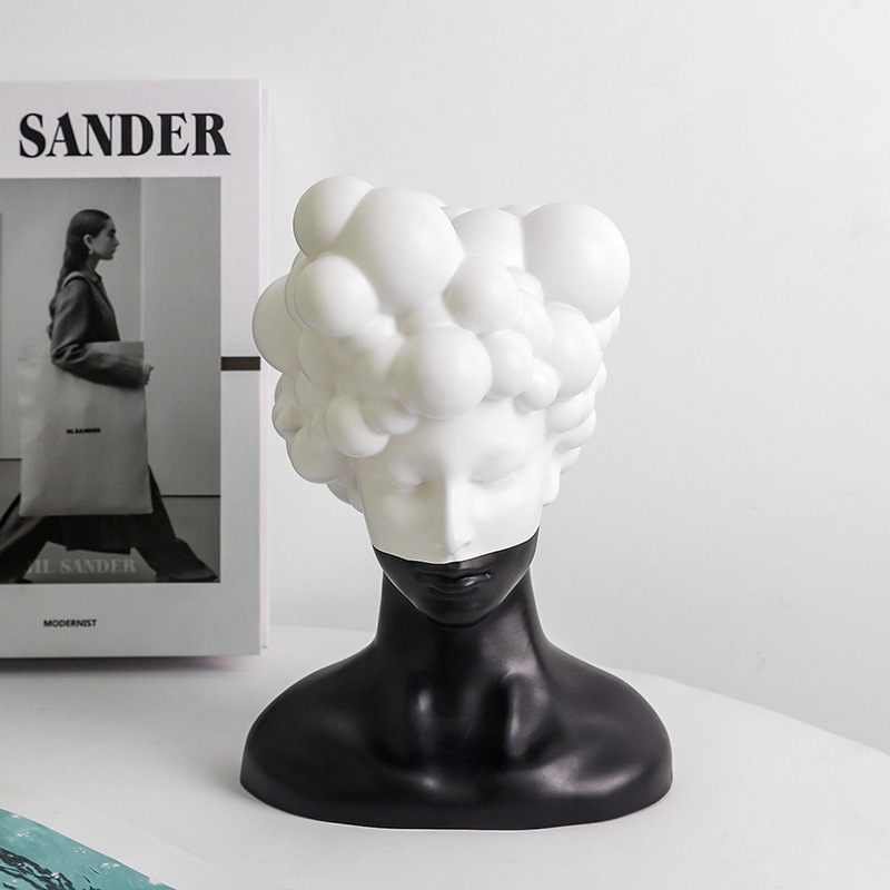 1Pcs Creative Black and White  - Abstract Sculpture Resin ulasan dan harga