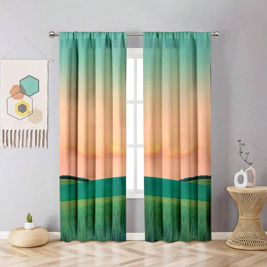 2pcs Blackout Curtains With Th - Blackout Curtains ulasan dan harga