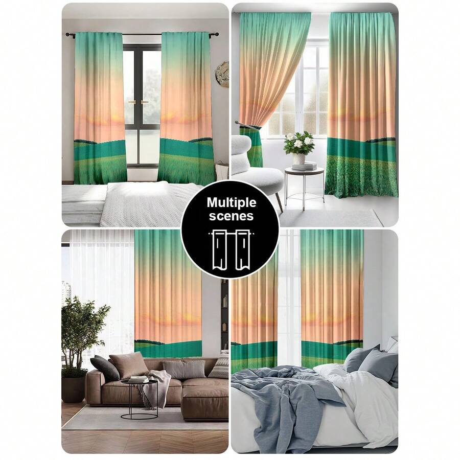 2pcs Blackout Curtains With Th - Blackout Curtains ulasan dan harga