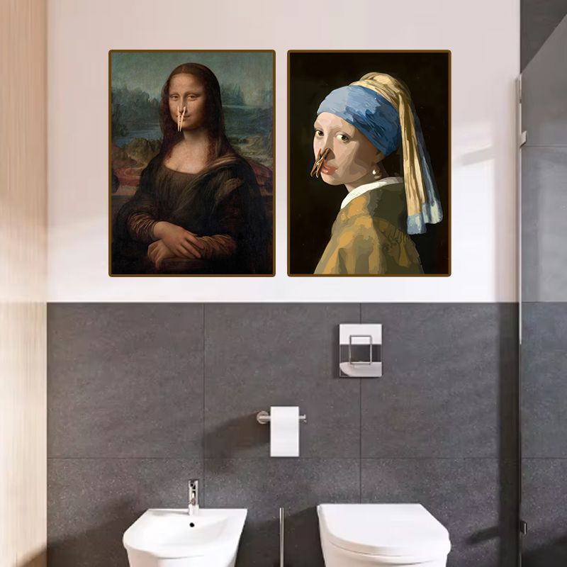 1pc Funny Abstract Bathroom To - Home Decor Design Interior ulasan dan harga