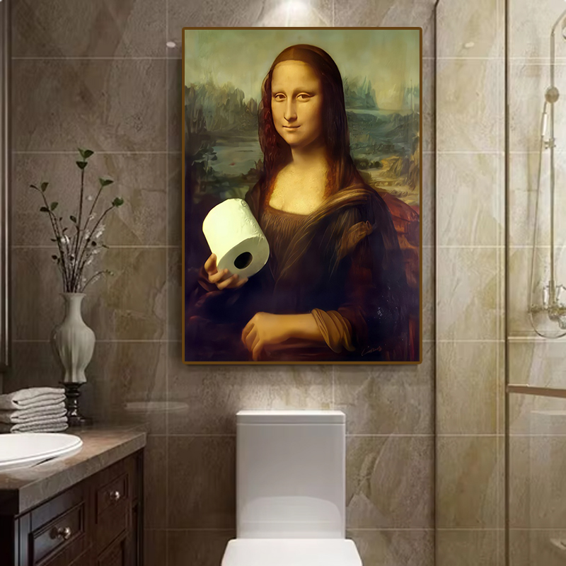 1pc Funny Abstract Bathroom To - Home Decor Design Interior ulasan dan harga