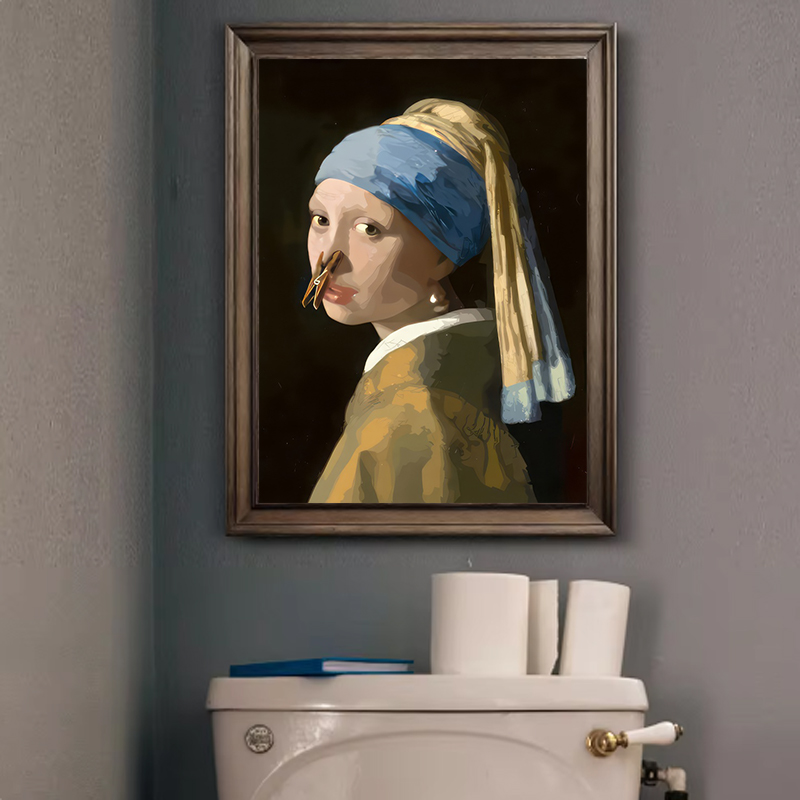 1pc Funny Abstract Bathroom To - Home Decor Design Interior ulasan dan harga