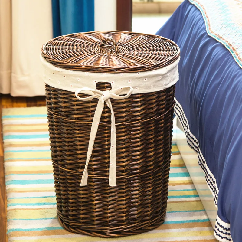 Rattan Hamper Stylish Laundry  - Home Decor Hampers ulasan dan harga