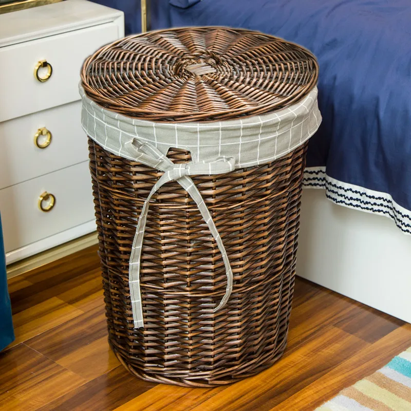 Rattan Hamper Stylish Laundry  - Home Decor Hampers ulasan dan harga