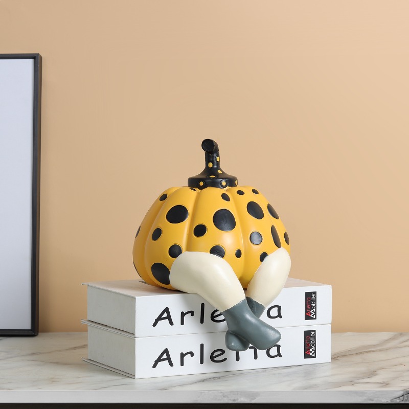 Abstract Polka Dot Pumpkin Dol - Abstract Sculpture Resin ulasan dan harga