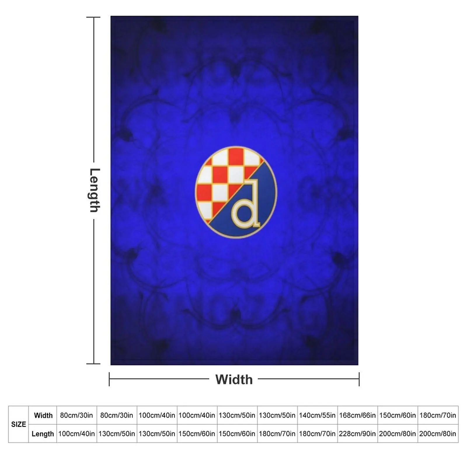 GNK Dinamo Zagreb Throw Blanke - Home Decor Zagreb ulasan dan harga