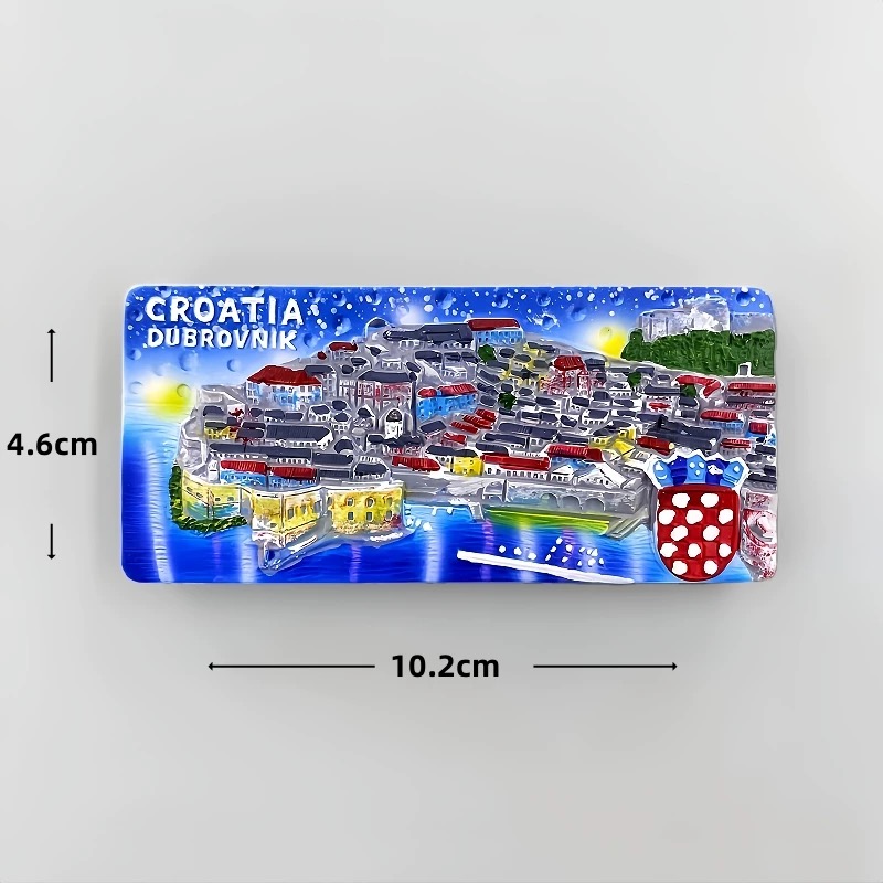 Croatia 3D Resin Fridge Magnet - Home Decor Zagreb ulasan dan harga