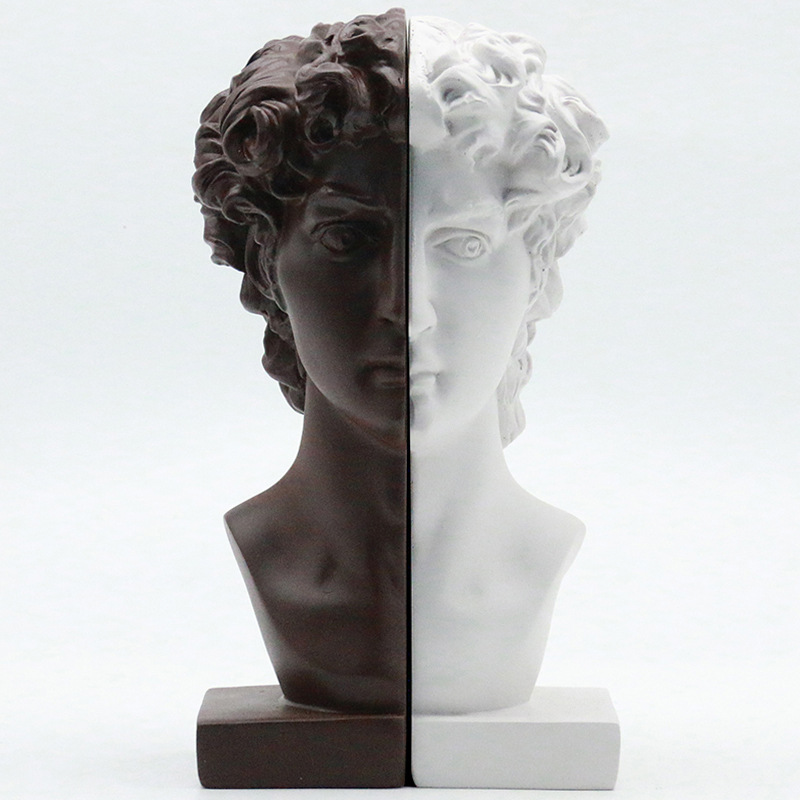 Creative Resin David Head Scul - Abstract Sculpture Resin ulasan dan harga