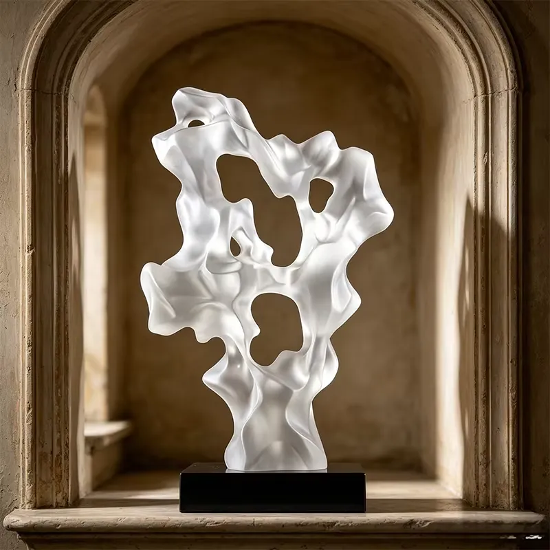 Custom Transparent Resin Hand- - Abstract Sculpture Resin ulasan dan harga