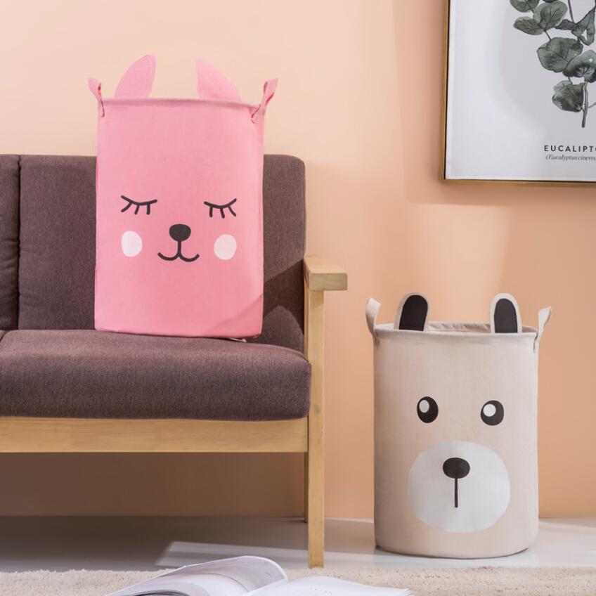 Cartoon rabbit ear Bear Laundr - Home Decor Hampers ulasan dan harga