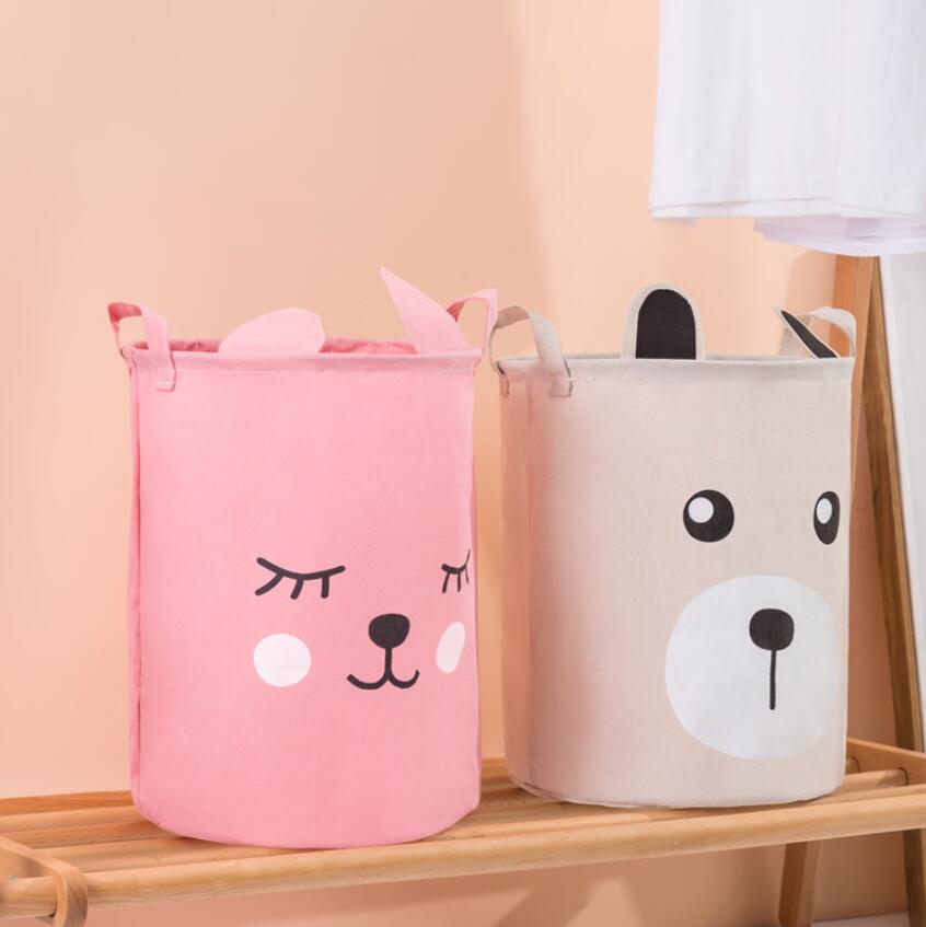 Cartoon rabbit ear Bear Laundr - Home Decor Hampers ulasan dan harga