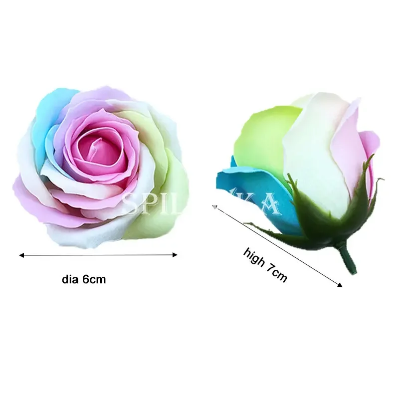 Spilewka 6X7cm Colorful Rose A - Home Decor Halloween ulasan dan harga